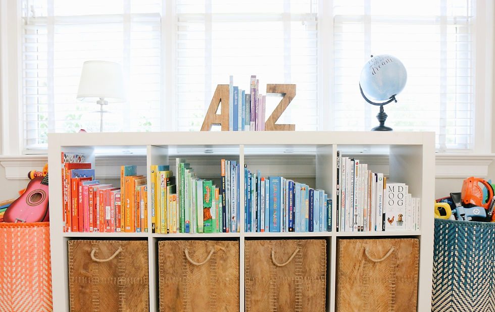 Organized playroom by Queen City Organizing