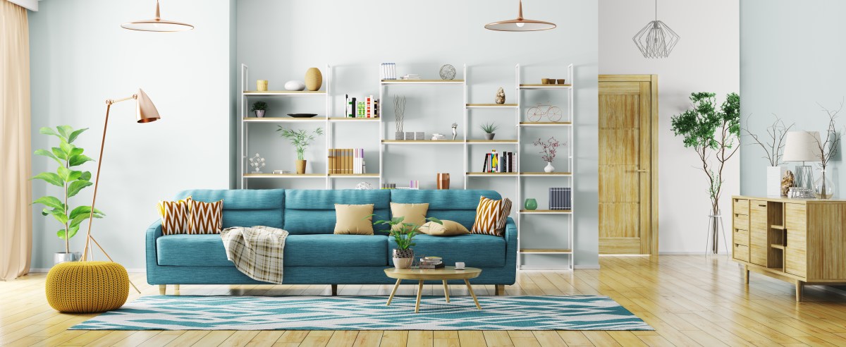 Bright organized living room featured by Organizing KC