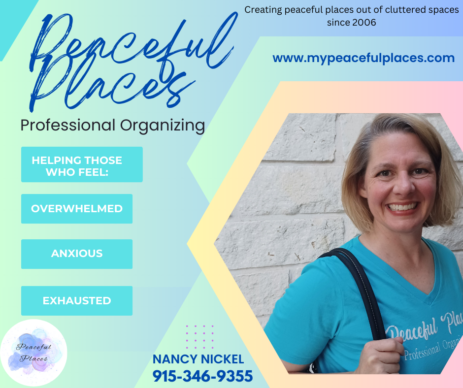 Peaceful Places Professional Organizing