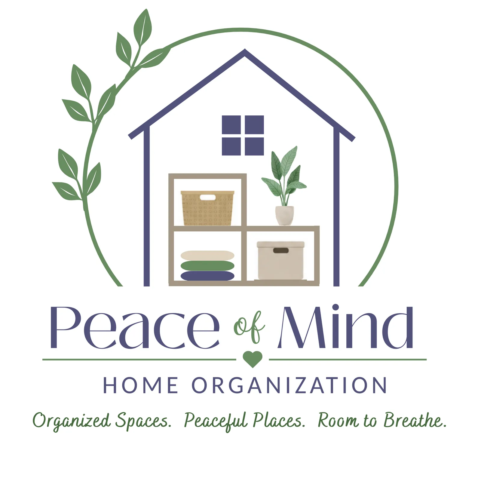 Peace of Mind Home Organization logo