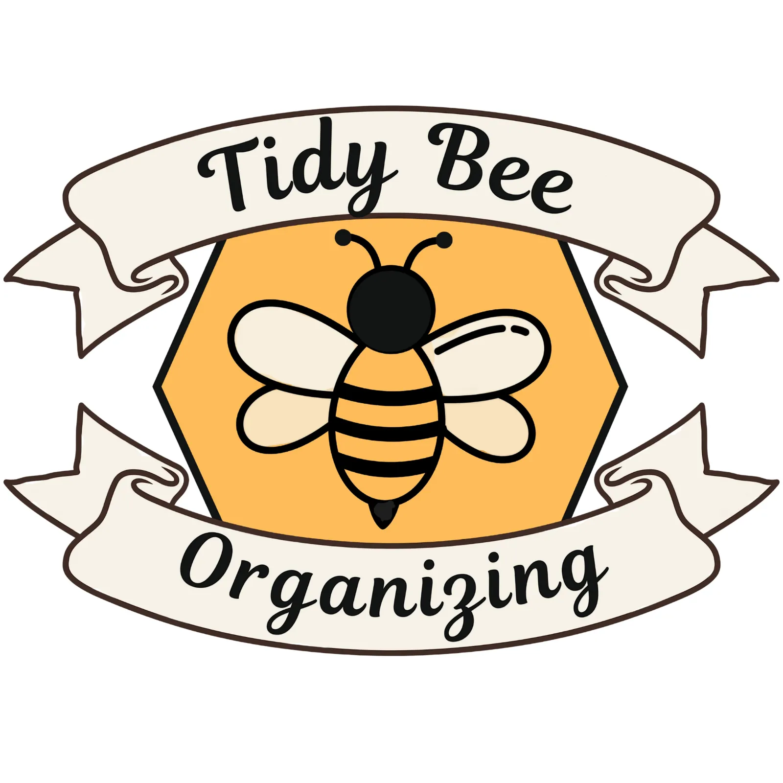 Tidy Bee Organizing  logo