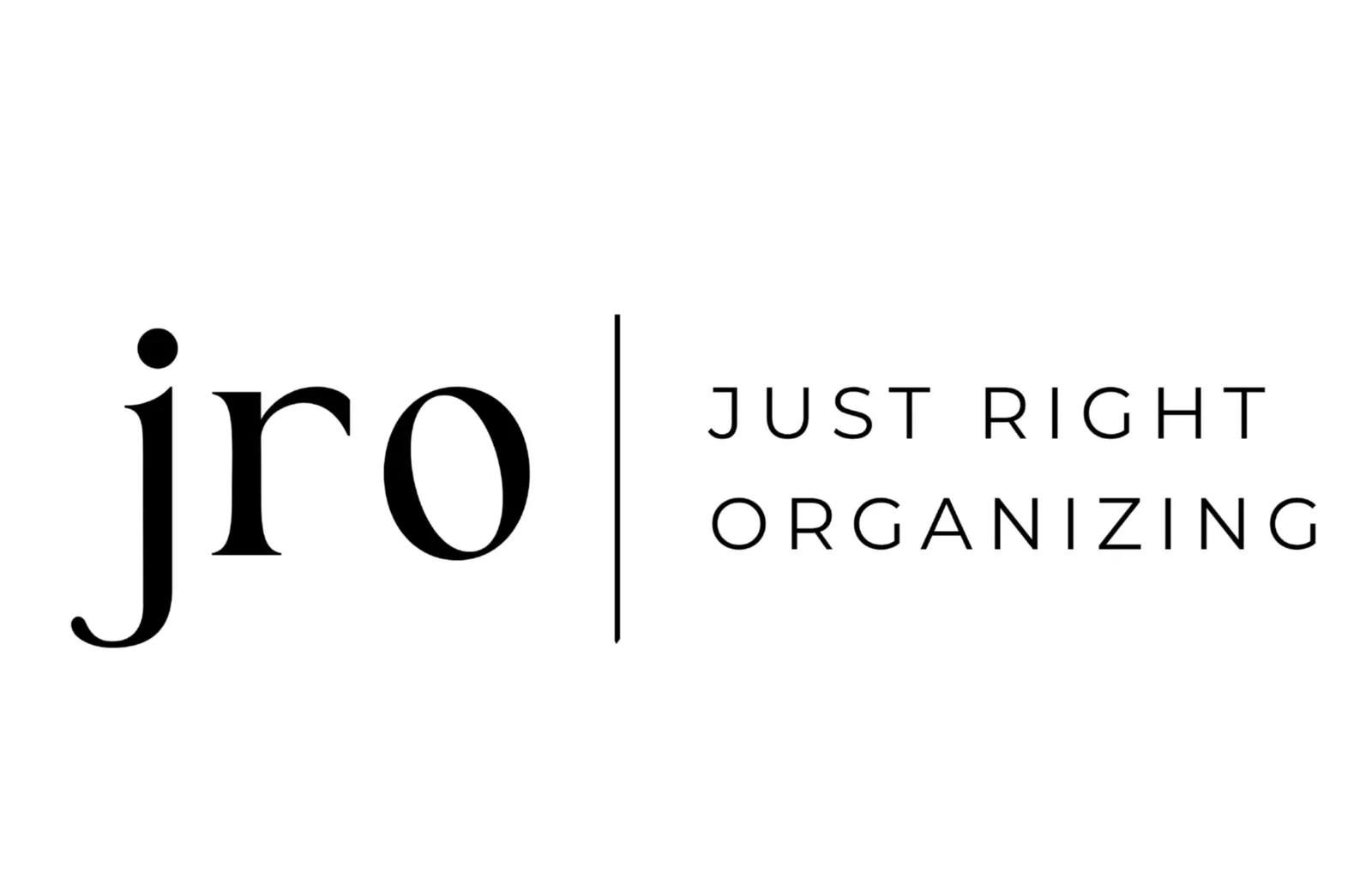 Just Right Organizing logo